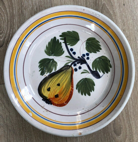 Assiette faience xixéme - assiette,