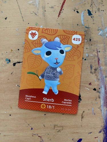 Carte amiibo animal - carte,