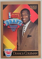 DERRICK COLEMAN ROOKIE CARD 1990-91 SKYBOX