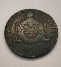 Superbe Monnaie 2 sols à la Balance 1793 AA