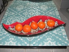  COUPE A FRUIT  signé   Baudin  Vintage Vallauris