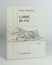 MANSOUR Joyce "Le carré blanc" Le soleil noir, 1965. EO. Eau-forte signée.