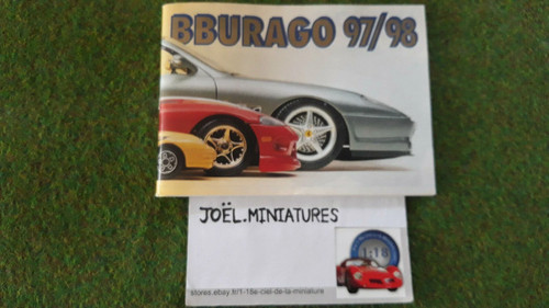 Catalogue burago 1997 petit - catalogue,