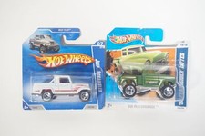 Ensemble De 2 Hot Wheels 2009 #123 Jeep Scrambler '56 Flashsider Surélevé 10/10