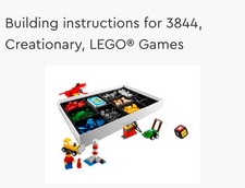 Lego 3944 Creationary Game 99%