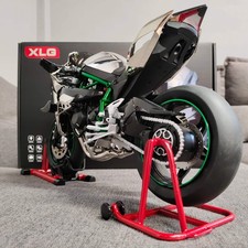 1:6 Kawasaki H2R Electroplate Silver Road Racing Motorcycle Alloy Diecast Model