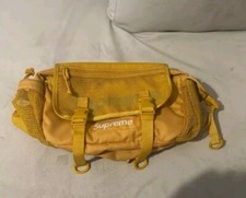 SS20 Supreme Or Taille Sac Cordura Maille Messager Bandoulière Jaune Ceinture