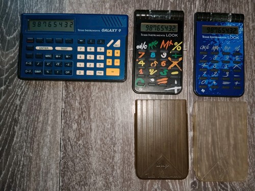 Lot calculatrices vintage - calculatrices,