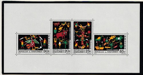 Dahomey bloc tapisseries de - dahomey,