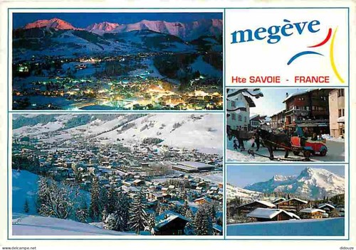Carte postale mégève - carte,