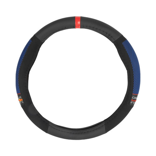 Couvre volant noir avec bandes - volant,