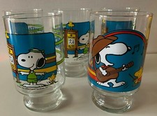 SUPERBE LOT VERRES GRANDS FORMATS // SPECIAL SNOOPY SCHULZ