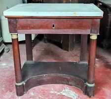 CONSOLE EN BOIS D'ACAJOU