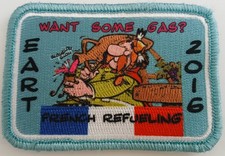 patch armée de l'air asterix obelix ravitaillement en vol France boeing eart