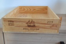 Caisse bois "vide" pour 6 blles Saint-Julien "Amiral de Beychevelle" 2019