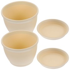  2 Sets Pot De Fleurs Pots Pour Interieur Jardin Jardinière Décorative