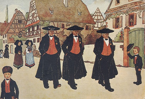 Carte postale hansi quand - postale,