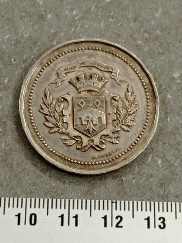 Ancien jeton argent caisse - ancien,