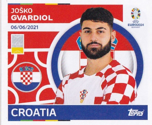 Topps euro 2024 autocollant - topps,