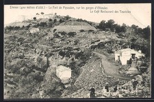 CPA Évenos, Le Fort de Pipaudon et le Café Restaurant des Touristes 