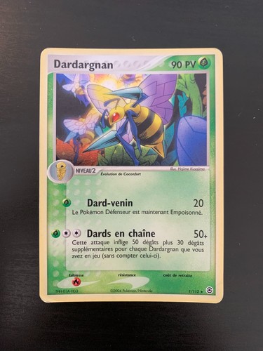 Carte pokémon dardargnan - carte,