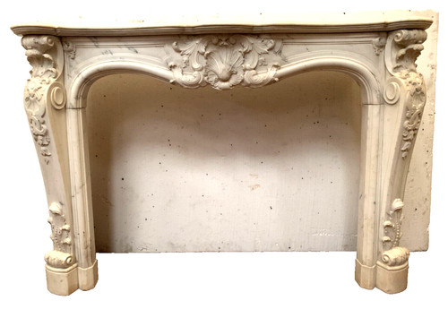 Cheminée style louis - cheminée, de