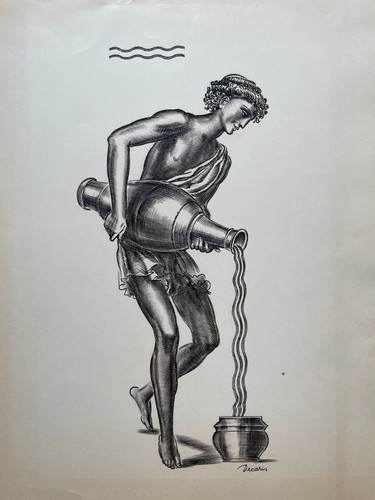 Porteur eau gravure par - d'eau,,