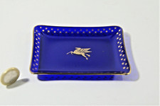 CENDRIER ou VIDE-POCHE,  verre, années 70, Pégase, pub Mobil