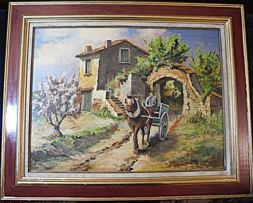 Tableau peinture huile - tableau, huile.