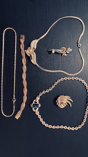 Lot colliers broches et un - colliers,