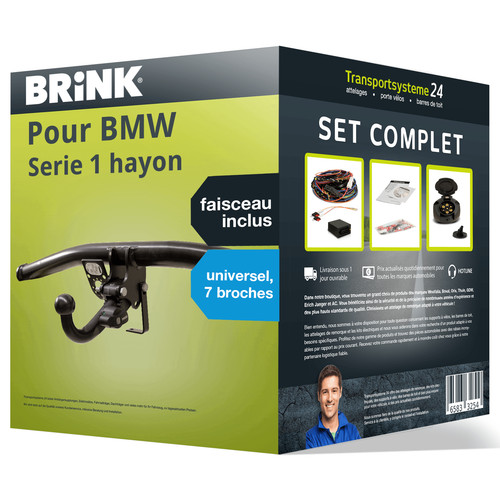 Attelage amovible brink pour - attelage,