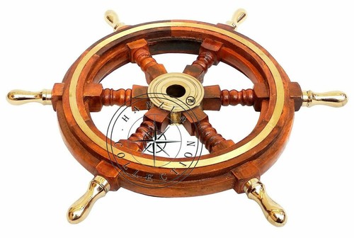 Volant bateau nautique bois - volant,