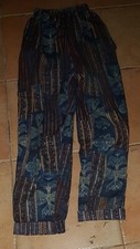 Pantalon Decathlon 12 Ans Bleu Élastiqué
