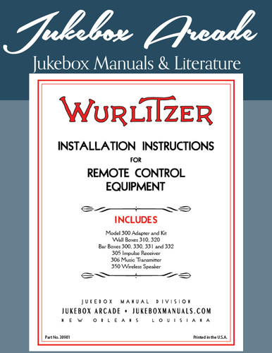Wurlitzer models 24a - models, 500