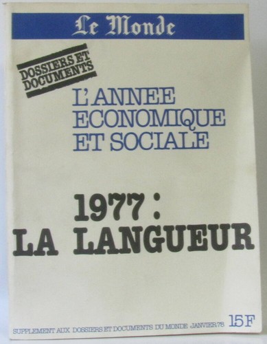 Monde hors série l année - monde, l'année