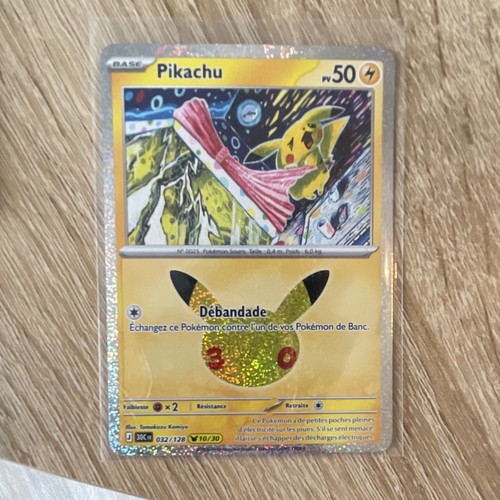 Carte pokemon pikachu 30 - carte,