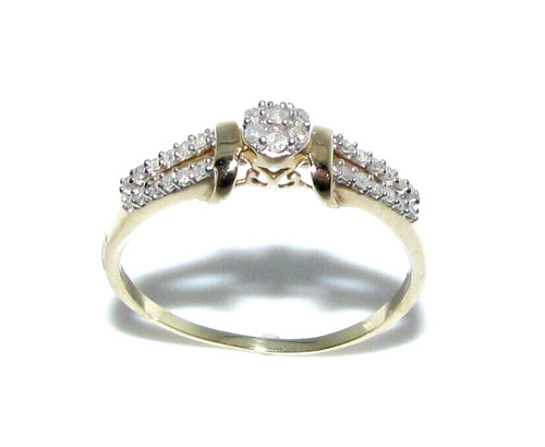 Bague diamant jaune 9 - bague,