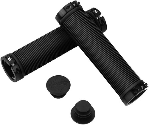 Solution bmx black lock on - solution bmx, lock-on