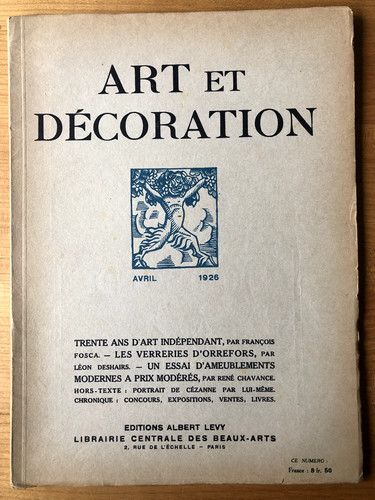 Art décoration avril 1926 - art,
