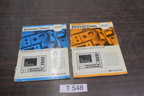 Bruel kjaer 2031 spectrum - &,