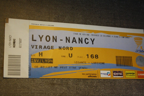 Ticket ol lyon v nancy - ,