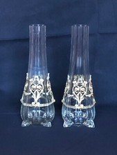 Vase Napoléon III cristal ornement bronze décor Louis XVI