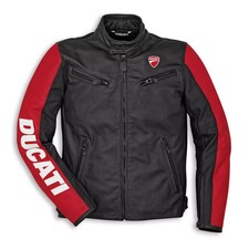 Hommes blouson Ducati cuir