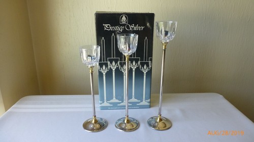 Prestige silver candlesticks - prestige,
