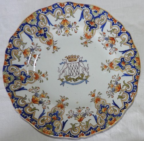 Assiette faïence desvres - faïence, de