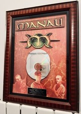 MANAU Rare DISQUE De Platine Officiel Panique Celtique Certifié SNEP