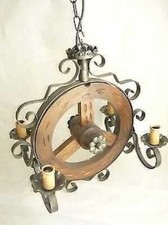 Lustre Lampe Fer Forgé et