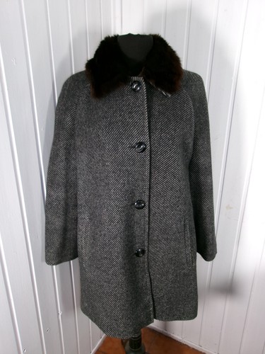 Vintage lourd veste manteau - vintage,