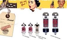 Guitar Amp Tubes set: Marshall JCM 900 4500, 4501, 4502 selected ECC83s + EL34s