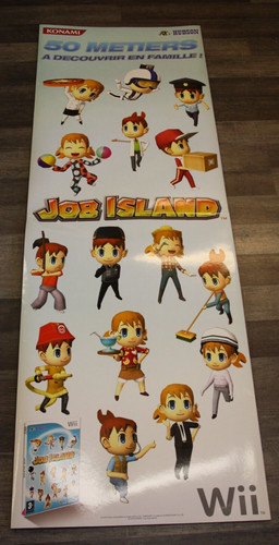 Plv wii job island affiche - wii,